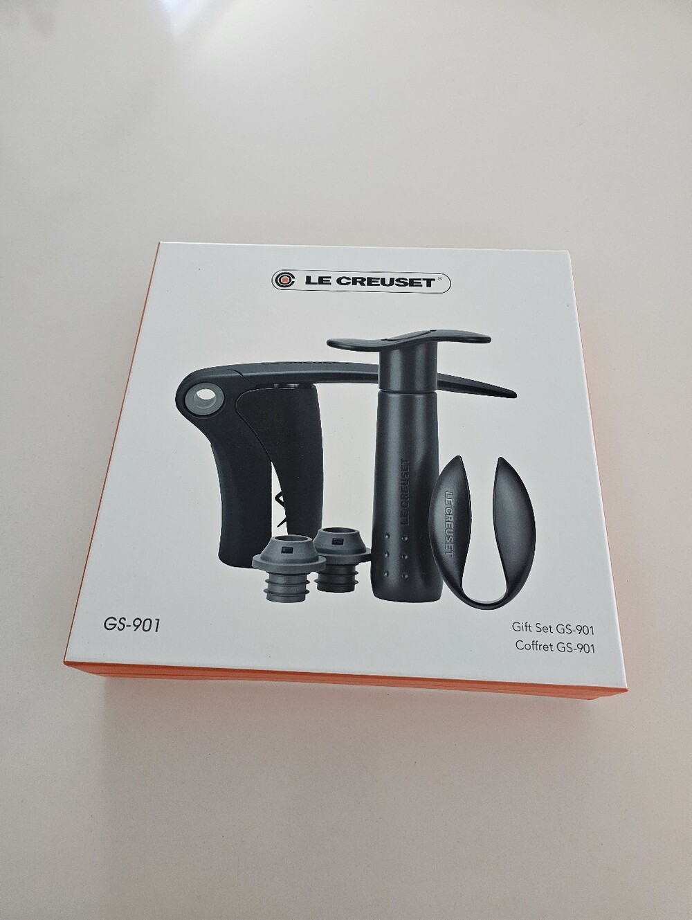 Le Creuset Black Wine Opener Accessory Set
